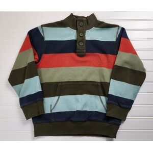 Gymboree Kids Boys Size 8 Striped‎ Mock Neck Pullover Casual Preppy